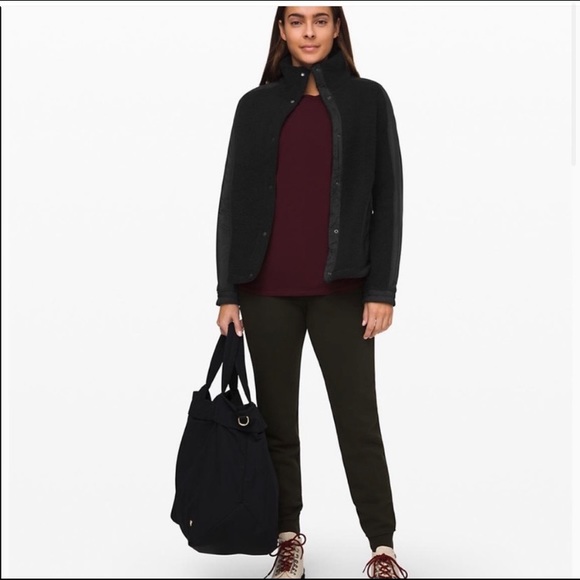 Lululemon Go Cozy jacket - black NWT SZ 6 - Picture 7 of 10